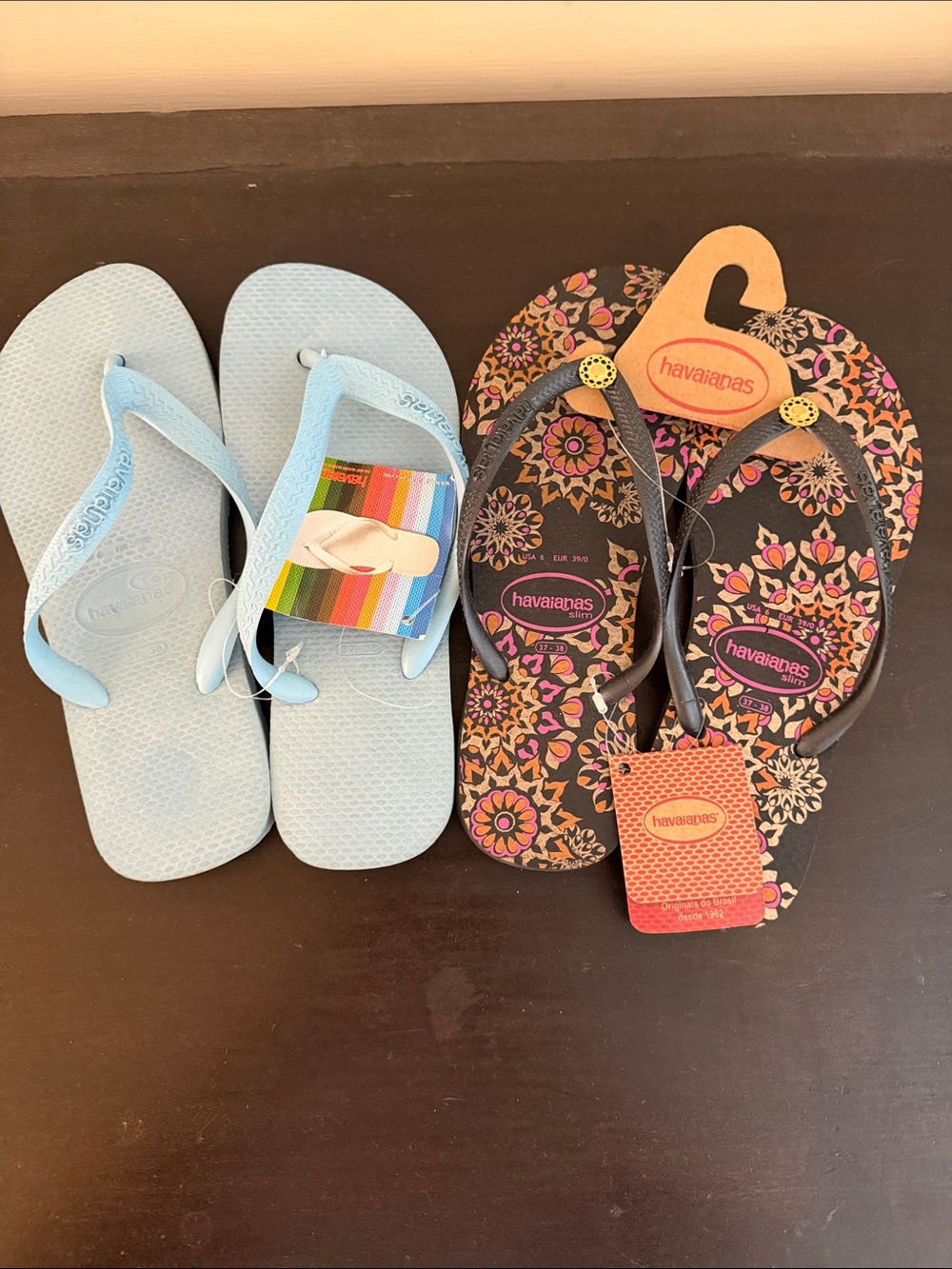 New Havaianas Flip Flops Bundle size 37-38